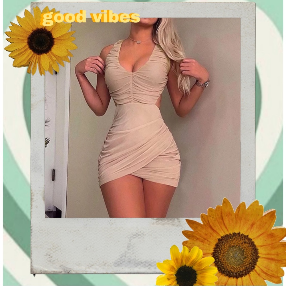 Nude Bodycon Dress
